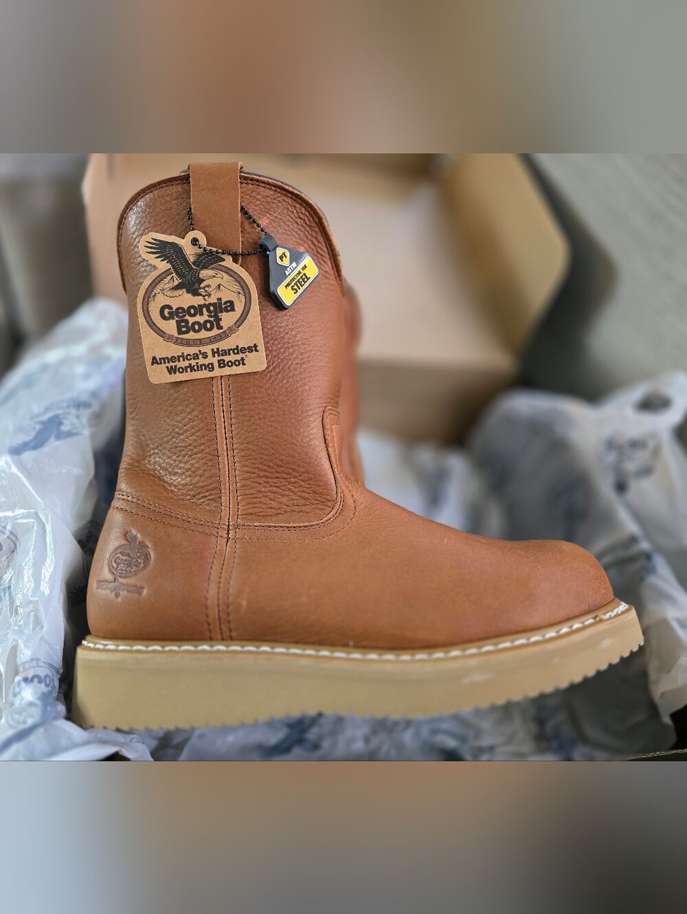 Georgia Boot Men’s Steel-Toe Work Boot - Brand New In Box